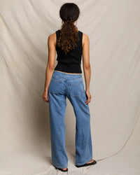perfectwhitetee Blondie - Structured Rib Bra Friendly Tank in True Black 5 - Bliss Boutiques