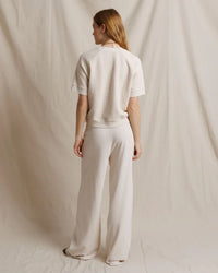 perfectwhitetee Kennedy - Core Fleece Short Sleeve in Sugar 4 - Bliss Boutiques