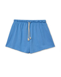 perfectwhitetee Layla - French Terry Sweat Shorts in Pacific Blue 3 - Bliss Boutiques