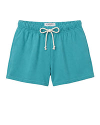 perfectwhitetee Layla - French Terry Sweat Shorts in Teal Blue 4 - Bliss Boutiques