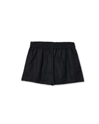 perfectwhitetee Malin - Linen Shorts in True Black 4 - Bliss Boutiques