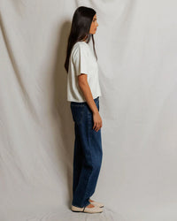 perfectwhitetee Maude - Cotton Short Sleeve Cardigan in White 4 - Bliss Boutiques