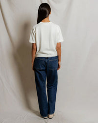 perfectwhitetee Maude - Cotton Short Sleeve Cardigan in White 5 - Bliss Boutiques