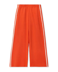 perfectwhitetee Mikos Wideleg Pant with Stripe in Tomato 5 - Bliss Boutiques