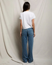 perfectwhitetee Springsteen - Cotton Baby Tee in White 4 - Bliss Boutiques