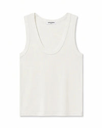 perfectwhitetee Vicky - Hemp Milk Cotton Tank in Natural 6 - Bliss Boutiques