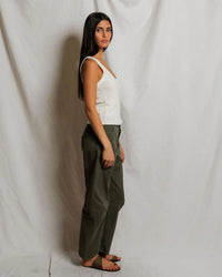 perfectwhitetee Vicky - Hemp Milk Cotton Tank in Natural 4 - Bliss Boutiques