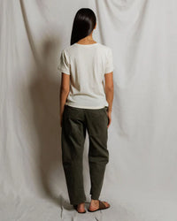 perfectwhitetee Vivian - Hemp Milk Cotton Tee in Natural 5 - Bliss Boutiques