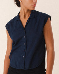 Prairie Underground Foxes Blouse in 12am 