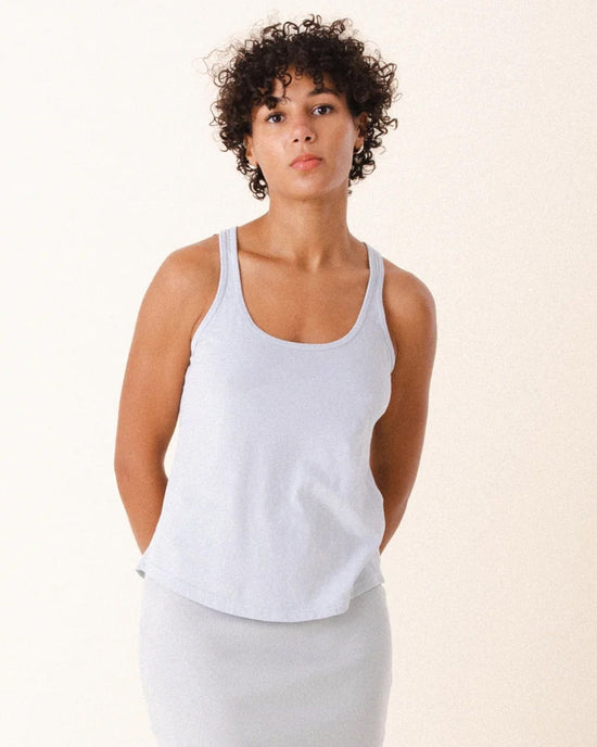 Prairie Underground Layering Racerback Tank in Airstream 