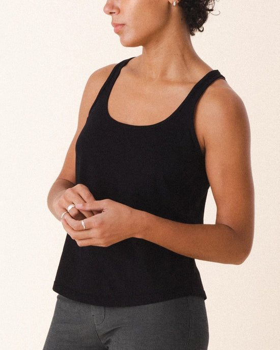 Prairie Underground Layering Racerback Tank in Black 