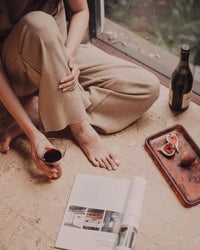Saarde Home Flow Resin Tray/Cady in Earth