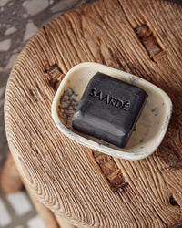Saarde Olive Oil Bar Soap in Activated Charcoal 