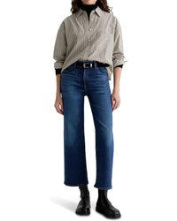 Saige Wide Leg Crop in Veiled - Bliss Boutiques