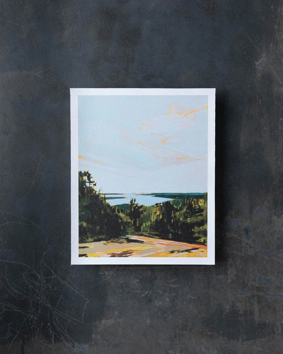 Sarah Madeira Day Fernald Point Lookout | Print on Canvas | unstretched 