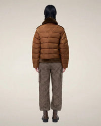Save the Duck Hana Coat in Soil Brown 3 - Bliss Boutiques