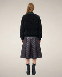 Save the Duck Valery Coat in Nori Green 3 - Bliss Boutiques