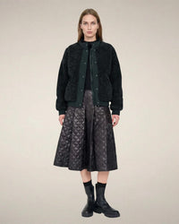Save the Duck Valery Coat in Nori Green 2 - Bliss Boutiques