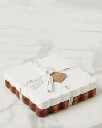 etúHOME Square Scalloped Board Duo 