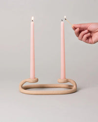 SIN Home Speckled Duo Candlestick in Speckled