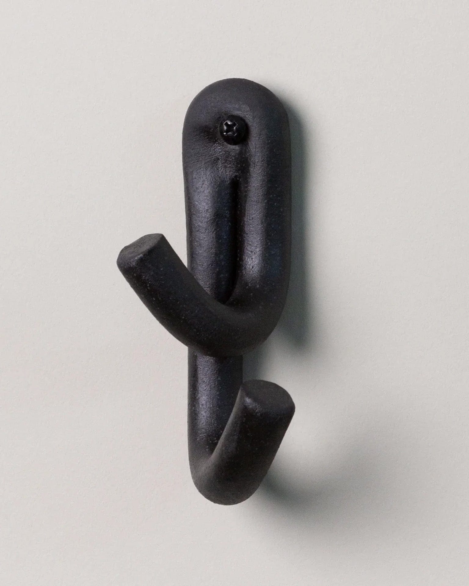 Leggy Crossed Wall Hook in Black
