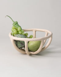 SIN Prong Fruit Bowl in Sand 