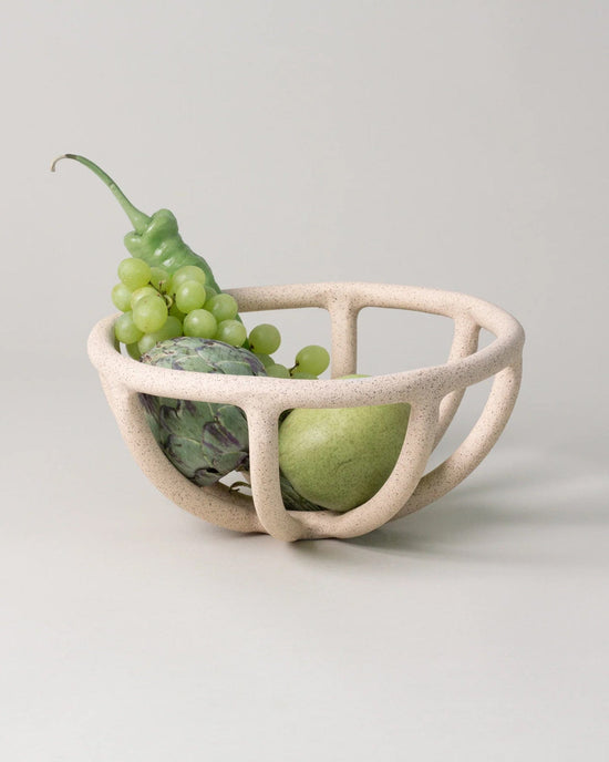 SIN Prong Fruit Bowl in Sand 