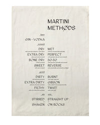 SIR / MADAM HOME Martini Method Tea Towel