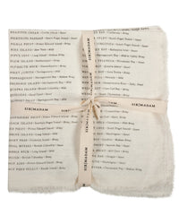 SIR / MADAM HOME Oyster Napkin Set/4 Soft Gray/Oyster White