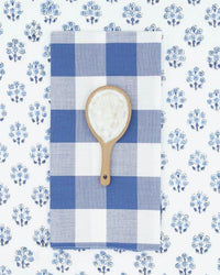 Suzette a table Fougere Cobalt Cloth Napkins S/4 