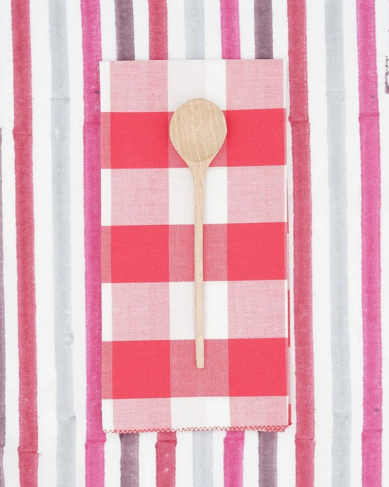 Suzette a table Fougere Peony Cloth Napkins S/4 