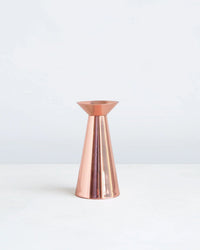 The Floral Society Copper Taper Holder - Medium 