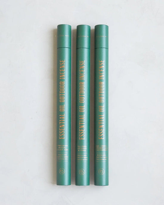 The Floral Society Essential Oil Outdoor Incense in Tea Tree 