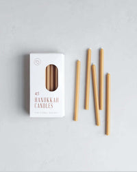 The Floral Society Home Hanukkah Candles in Miel