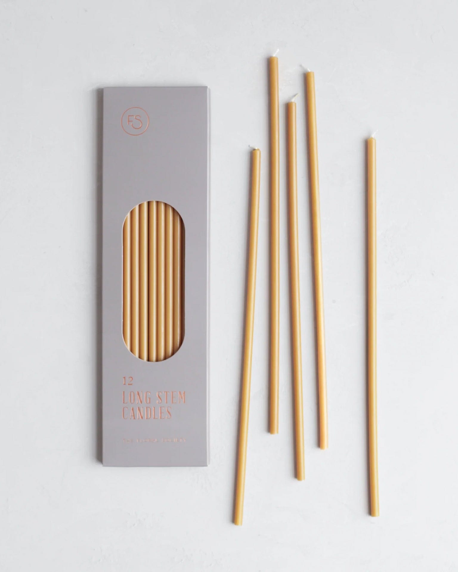 Long Stem Candles in Miel