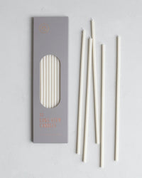 The Floral Society Long Stem Candles in Parchment 