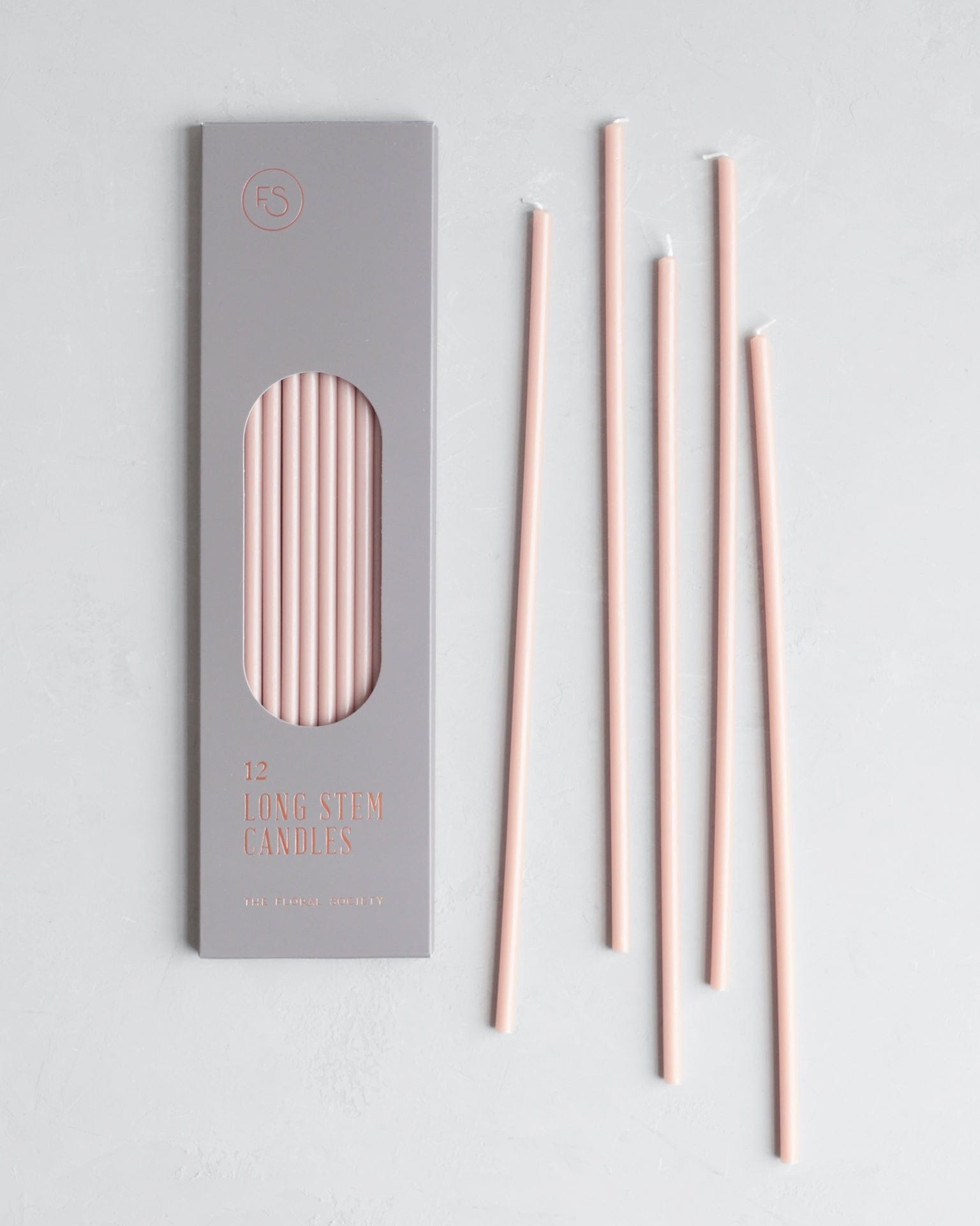 Long Stem Candles in Petal