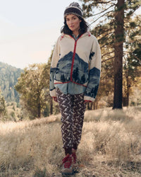 the Great Outdoors The Plush Horizon Full Zip in Snowcap View Landscape 2 - Bliss Boutiques