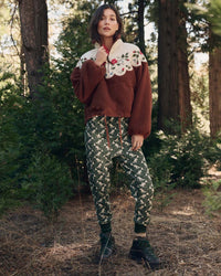 the Great Outdoors The Plush Wildflower Pullover in Chestnut 2 - Bliss Boutiques