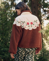 the Great Outdoors The Plush Wildflower Pullover in Chestnut 5 - Bliss Boutiques