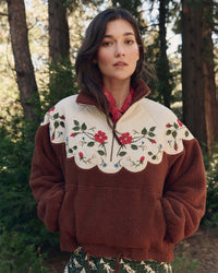 the Great Outdoors The Plush Wildflower Pullover in Chestnut 1 - Bliss Boutiques
