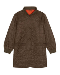 the Great Outdoors The Reversible Sawyer Puffer in Brown & Poppy 6 - Bliss Boutiques