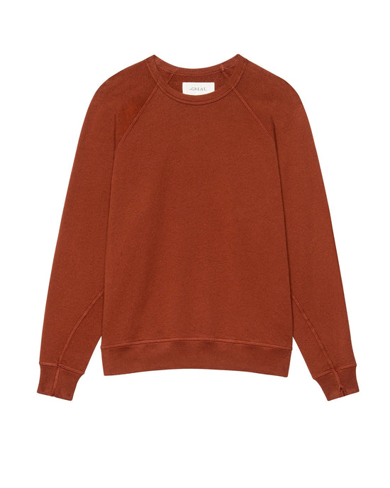 the Great Clothing The College Sweatshirt in Brick