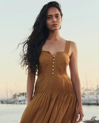 the Great The Day Break Dress in Clay 2 - Bliss Boutiques