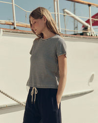 the Great The Little Tee in Navy Stripe 3 - Bliss Boutiques
