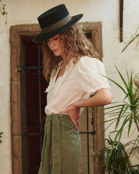 the Great The Manor Top in White 
