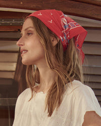 the Great The Sailboat Bandana in Red 1 - Bliss Boutiques
