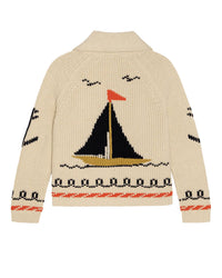 the Great The Sailboat Lodge Cardigan in Cream 6 - Bliss Boutiques