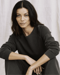 the Great Clothing The Shrunken Sweatshirt in Washed Black