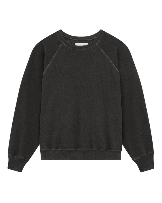 the Great Clothing The Shrunken Sweatshirt in Washed Black